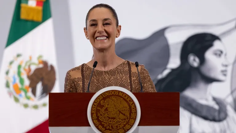 Claudia Sheinbaum destacó la visión del papa León XIV.